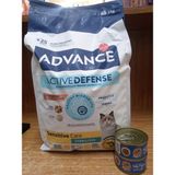 Advance Sensitive Somonlu Hassas Kısırlaştırılmış Kedi Maması 3 Kg+3 Adet 85 Gram Alpha Somonlu Kedi Konserve - 1 ADET