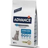 Advance Sterilised Hindi Etli Kısırlaştırılmış Yetişkin Kedi Maması 3 Kg12341