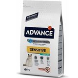 Advance Sterilised Somonlu 3 kg Kedi Maması + Gimcat Kitten 50 gr Paste