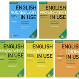 Advanced Cambridge English Vocabulary in Use Set ( Vocabulary - Pronunciation - Collocations - Idioms - Phrasal Verbs )