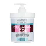 Advanced Clinicals Bulgarian Rose 454 gr Anti Aging Rescue Krem