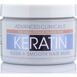 Advanced Clinicals Keratin 340 gr Yumuşak ve Pürüzsüz Saçlar için Saç Maskesi