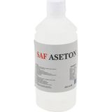 Advansafety Saf Aseton 500ml Oje Sil Makine Temizleme Yapışkan Temizleme - 24'li Paket
