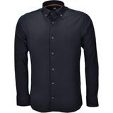 Advante Erkek Silim Fit Spor Gofre Uzun Kol Gömlek BGL-ST03898 - Siyah