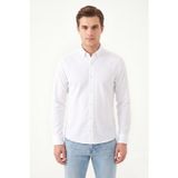 Advante Erkek Spor Slim Fit Uzun Kol Petek Dokulu Gömlek BGL-ST05483
