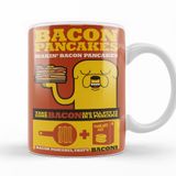 Adventure Time Bacon Pancakes Kupa Porselen Bardak
