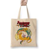 Adventure Time Finn Jake Princess Bubblegum Marceline Martin Mertens Flame Princessss Bez Çanta Uzun Saplı - Açık Bej - 40 X 40