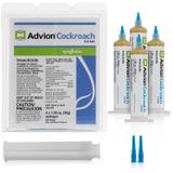 Advion Hamamböceği jel yemi, 4 tüp x 30 gram, 1 piston ve 2 uç, Alman hamamböceği haşere kontrolü, iç ve dış mekan kullanımı, hamamböceği öldürücü jel, Amerikan, Alman ve diğer büyük hamamböceği