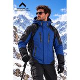 advstore.tr Erkek Termal Kar Mont -30C Kadar Koruma Sağlar Su Geçirmez - Lacivert - XL