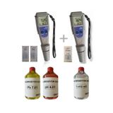 Adwa Ph Ve Ec Metre(Ad12-Ad31) Profesyonel Ölçüm Cihaz Seti 500 Ml Kalibre Sıvıları Dahil.