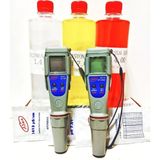 Adwa Profesyonel Ölçüm Cihaz Seti 500ml Kalibrasyon Sıvıları El Tipi pH ve EC Metre - 1