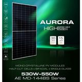 AE 550W-144 Hücreli-Monokristal-Bıfacıal-Halfcut Güneş Paneli