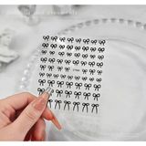 Aeç Tasarım Siyah Fiyonk Tırnak Süsleme Stickerı Nail Art Süslemeleri