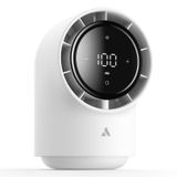 Aecooly Dokunmatik Kontrol Masası fanı, 100 Hız Sessiz Dijital Ekranlı Küçük Masa Fanı, Yatak Odası, Başucu, Ofis, Seyahat için 4000mAh Pille Çalışan Masaüstü Vantilatörü -Beyaz