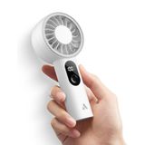 Aecooly Güçlü Taşınabilir Fan, Güçlü El Fan, USB Şarj Edilebilir | [10H Maksimum Soğutma Süresi], Mini Kişisel Pilli, Seyahat için Cep, Yaz, Kadınlar, Kızlar için Hediyeler -Beyaz