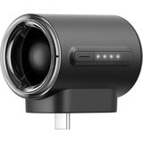 Aecooly PK01-F1 Type-C Bağlantılı 4 Kademeli Portatif Soğutucu Mini Fan Siyah