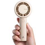 Aecooly Taşınabilir el tipi CloudFlow-fan, çift hava kanalı, 16 Saat Maks. süre, 5 hız seviyesi, USB şarj edilebilir mini kişisel batarya gücüyle çalışan küçük cep fanı, seyahat, plaj, ofis, kamp ve