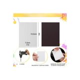 AEÇTASARIM 1 Adet Mini Manyetik Dikdörtgen Pres Tuval, Magnet Tuval (7,5x10,5cm)