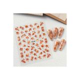 AEÇTASARIM 1 Adet Sonbahar Tırnak Süsleme Stickerı, Nail Art Süsü