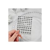 AEÇTASARIM Siyah Fiyonk Tırnak Süsleme Stickerı, Nail Art Süsü