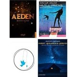 Aeden - Bir Dünya Hikayesi + Mutlu Prens + Kuzey Işıklarının Şarkısı + Uçan Kuş Ayraç (Bu Set Yeni ve Eski Kitaplardan Oluşmaktadır)