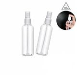 AEE® 100 ML Şeffaf Boş Sprey Şişe 12'li Set – Plastik Sprey Şişesi, Kolonya, Parfüm, Kozmetik ve Temizlik Ürünleri İçin