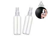 AEE® 100 ML Şeffaf Boş Sprey Şişe 12'li Set – Plastik Sprey Şişesi, Kolonya, Parfüm, Kozmetik ve Temizlik Ürünleri İçin