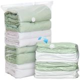 AEE® 2'li Jumbo Boy Vakumlu Hurç 90x130x45 Tabanlı Yorgan Yastık Kıyafet Kışlık Büyük Boy Saklama Depolama Poşeti