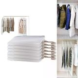 AEE® 3'lü Askılı Vakumlu Hurç Elbise Torbası Kılıfı 145x70 105x70 90x60 Vakumlu Gamboç Kıyafet Koruma ve Saklama Çantası Dolap Düzenleyici Organizer
