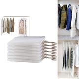 AEE® 3'lü Askılı Vakumlu Hurç Elbise Torbası Kılıfı 145x70 105x70 90x60 Vakumlu Gamboç Kıyafet Koruma ve Saklama Çantası Dolap Düzenleyici Organizer