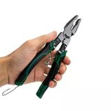 Aee® 5’İ 1 Arada Çok Fonksiyonlu Pense 9” (215 Mm) | Cr-V Krom Vanadyum Çelik | Tel Kesme, Kablo Sıyırma, Papuç Sıkma, Tel Bükme | Profes