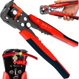AEE® 5’i 1 Arada Otomatik Kablo Soyucu, Kesici, Kıvırıcı ve Pabuç Sıkma Pensesi | Automatic Wire Stripper & Crimper – 0.2-6 mm² Ayarlanabilir Soyma Uzunluğu, Ergonomik Tutma Kolu Asorti