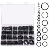 AEE® 990 Parça Kauçuk O-Ring Conta Seti 20 Farklı Boy Siyah Lastik Conta Kiti | Silikon O-Ring Assortment | Su Geçirmez Sızdırmazlık Halkası | Musluk Hortum Araç Tesisat Tamir Bakım Seti |