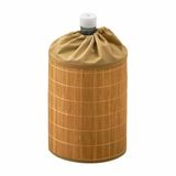 AEE® Bambu Damacana Kılıfı – Doğal Hasır Görünümlü, Büzgülü Ağız Bezli Tasarım – 42x35 cm Bambu Kumaş – Estetik Su Damacanası Örtüsü – Şık ve Koruyucu Kılıf