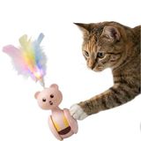 AEE® Hacıyatmaz Akıllı Kedi Oyuncağı İnteraktif Tüylü Hareketli Oyuncak Kediler İçin Bitmeyen Eğlence