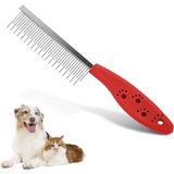 Aee® Kedi Köpek Tüy Açıcı Tarak / Tek Taraflı Gıdık Açıcı Metal Dişli Pet Tarağı / T� - Çok Renkli