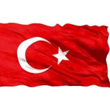 AEE® Türk Bayrağı 50x75 cm – Kalın Alpaka Kumaş – Dayanıklı, Renk Solmaz, Çift Dikişli TÜRK BAYRAĞI 𐱅𐰇𐰼𐰚