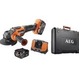 AEG 18-125BLPX2-502C BEWS 2x5 Ah Kömürsüz 125 mm Taşlama Makinesi