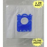 AEG Essensio AEO 5460 Bez Kumaş 20 Adet Toz Torbası + Hediyeli