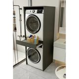 Aeka Ae-1048D Erciyes Antrasit Sürgü Raflı Sepetlik Bölmeli 186 Cm Çamaşır Ve Kurutma Makinesi Dolabı