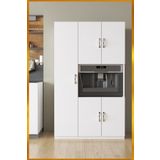 Aeka Ae-3030 Duygu 5 Kapakli Beyaz Cok Amacli Mutfak & Banyo Dolabi, Kiler