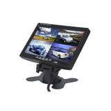 AEM Araç Monitörü 4 E Bölünür Ekran 4 Kamera Girişli Servis Araçları Için 7inch Dijital