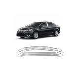 AEM Autogp Toyota Corolla Cam Çerçevesi Kenar Çıtası Krom Tamtur 2013 / 2019