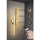 AEM AYDINLATMA Pars Gold Şarjlı Pilli Aplik
