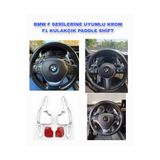 AEM Bmw F1 Kulakçık Paddle Shift Bmw F Serilerine Uyumlu M Direksiyon Vites Pedalı Krom Renk