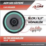 AEM SOUND HOPARLÖR 16 CM 180W
