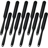 Aemygo 10 Adet Balmumu Spatulası, Yapışmaz Büyük Mum Çubukları Yeniden Kullanılabilir Epilasyon Kazıyıcı Makyaj Silikon Kavanoz Spatulaları Ev Salon Vücut Kullanımı için
