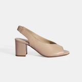 Aero Comfort Kadın Vizon DesaComfort Lastik Bantlı Slingback Topuklu Ayakkabı