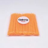 Aero Çuvaldız Plastik Dar Delik Kısa 12.5 cm 100 Adet Turuncu