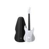 AeroBand Akıllı Gitar Telsiz, Akustik Elektrikli Seyahat, Taşınabilir Sessiz, Çıkarılabilir Klavyeli Meraklılar, Yetişkinler, Gençler, MIDI (Çantalı Beyaz Gitar)